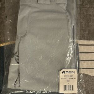 Russell Athletic Gray Youth Game Pants New in Package size youth small